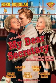Movie poster for My Dear Secretary