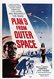 Movie poster for Plan 9 from Outer Space