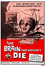 Movie poster for The Brain That Wouldn't Die