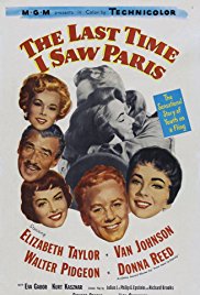 Movie poster for The Last Time I Saw Paris